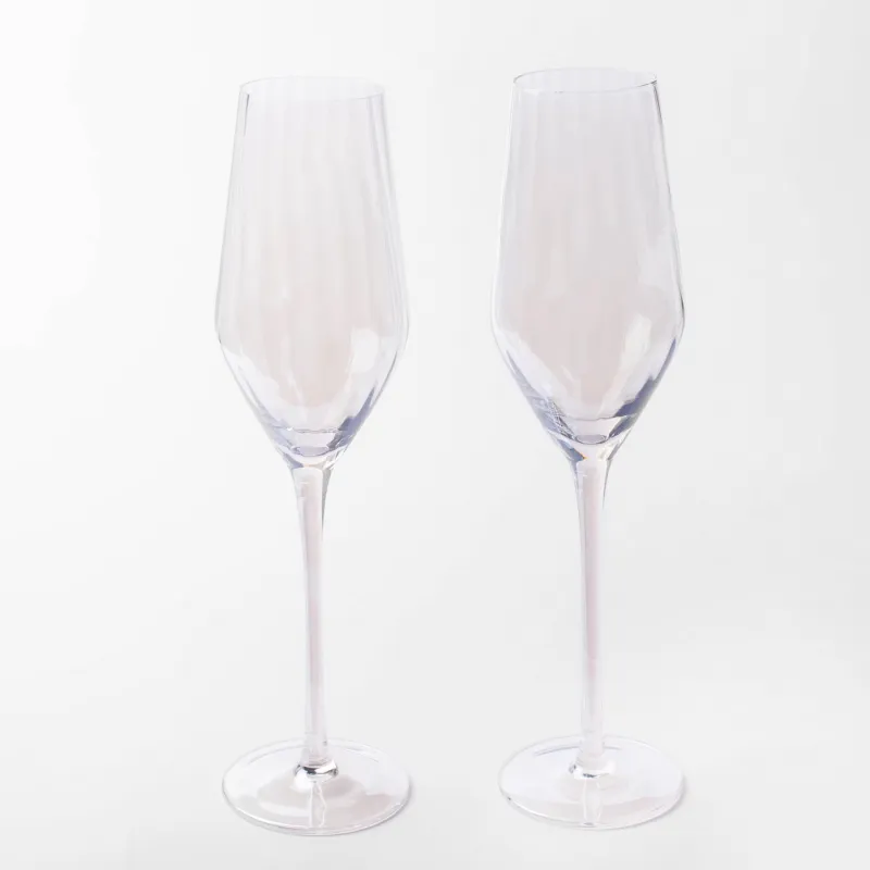 Drinking glass, 280 ml, 2 pcs, glass, glass, mother of pearl, Lombardy polar, image-1