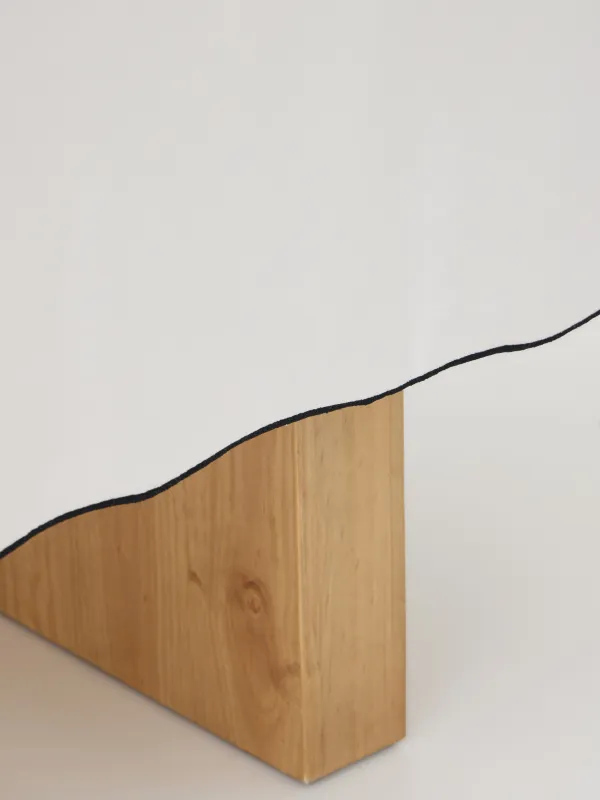 Tablecloth, 170x250 cm, chenille, Black edging, Chenill framed, image-2