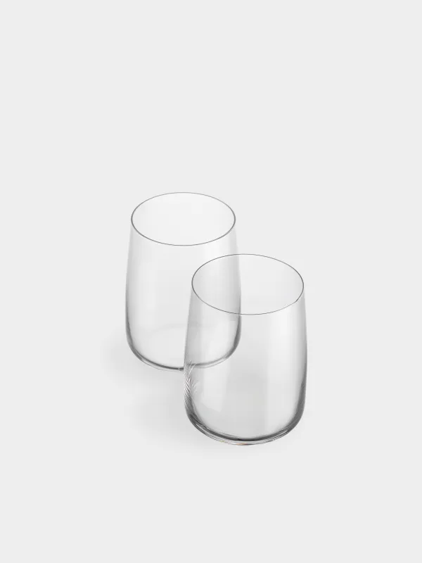 Glass, 11 cm, 450 ml, 2 pcs, crystal glass, Lienza, image-1