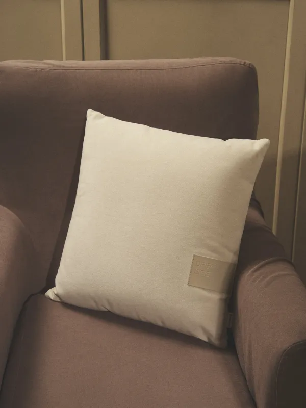 Decorative pillow, 45x45 cm, velvet, milky, Silk velvet, image-2