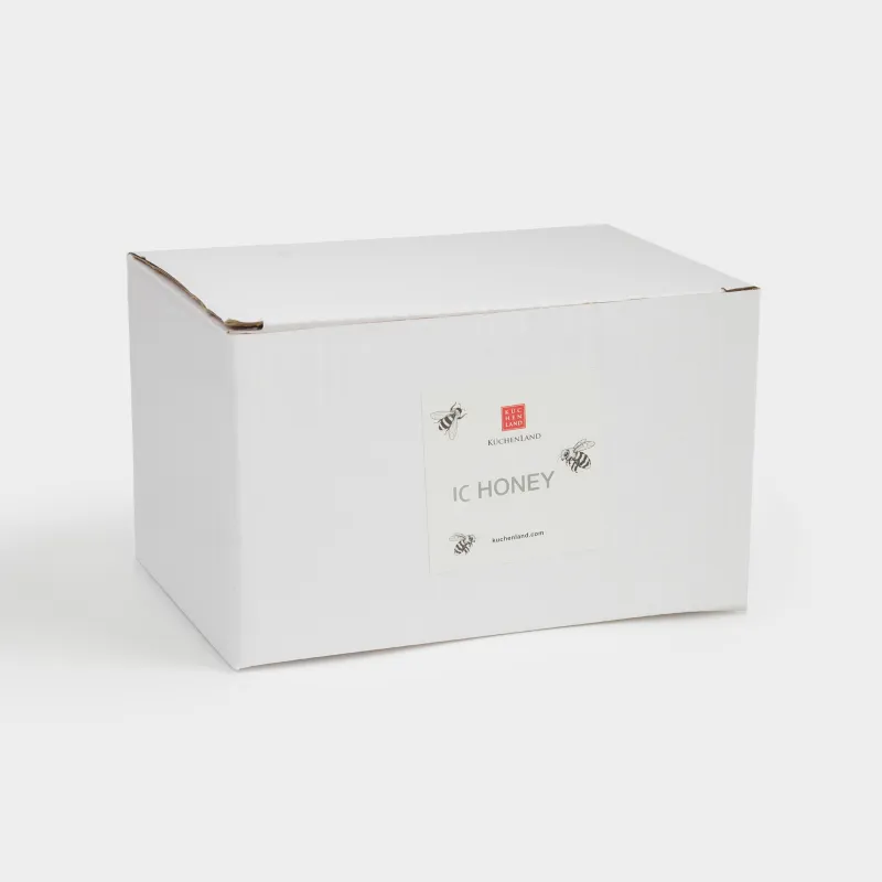 Mug, 400 ml, ceramic, milky, Bees, Honey, image-4