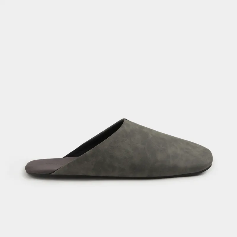 Men's home slippers, size 40-41, polyurethane/PVC, grey, Viderlen