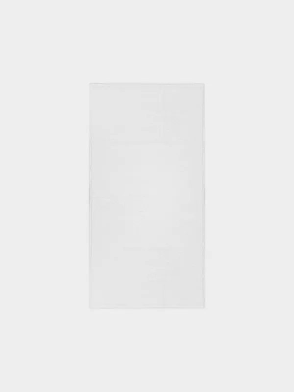 Towel, 70x140 cm, cotton, white, Terry cotton, image-1