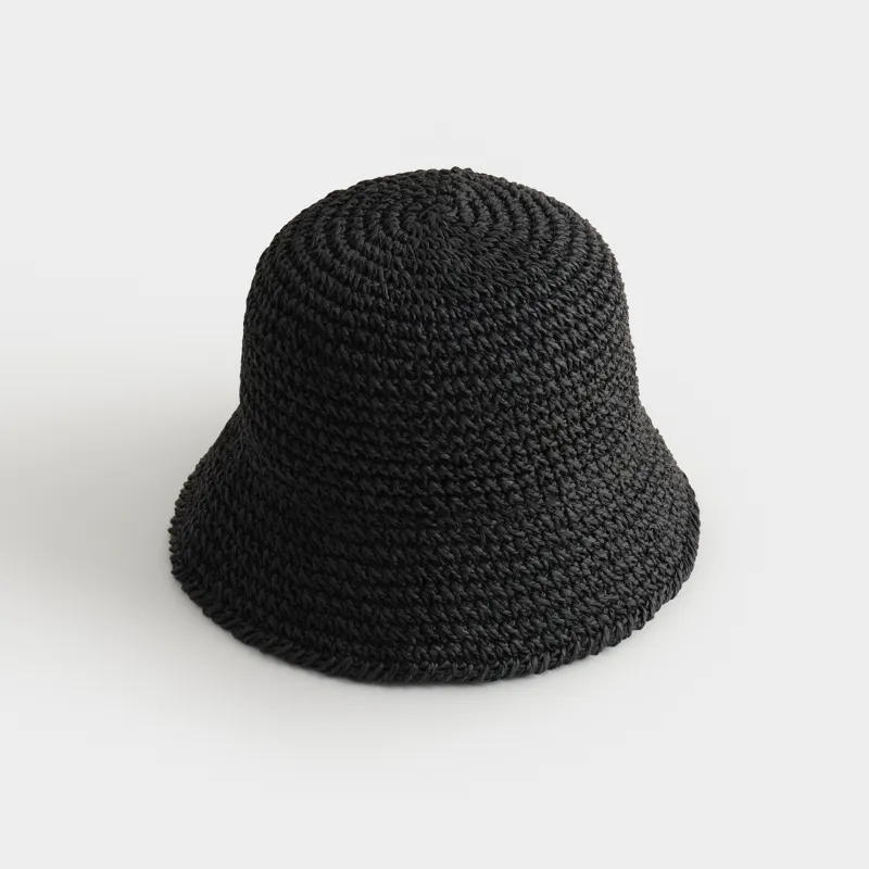 Bucket hat, Single size, paper, black, Banjo