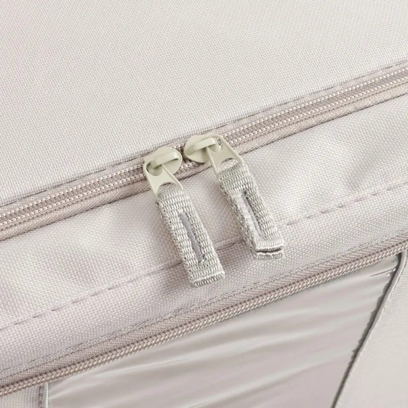 Organizer-box for things, 50x40x22 cm, with zipper, oxford, gray, Pedant, image-1