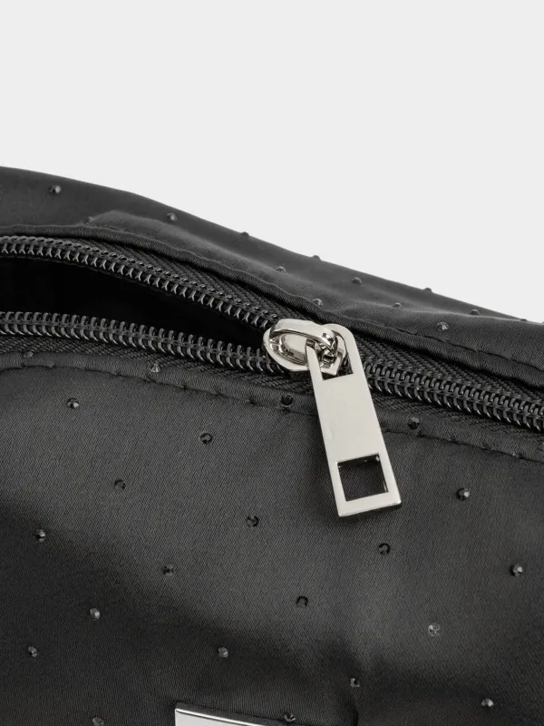 Makeup bag, 17x13 cm, nylon, black, Force night, image-2