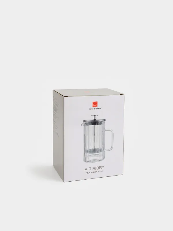 French press, 800 ml, glass B, Air ribby, image-14