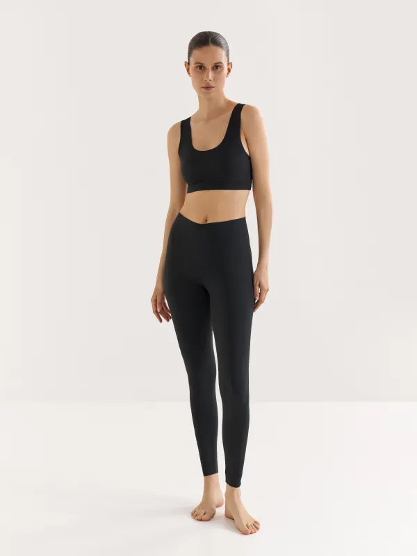 Bra-top, size L, nylon/spandex, black, Kimberly, image-1