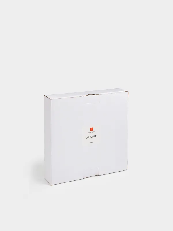 Snack plate, 21 cm, porcelain N, milk, Crumpled effect, Crumple, image-4