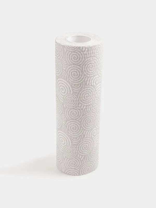 Rolled towels, 25x25 cm, 50 pcs, gray, Curls, Roll, image-3