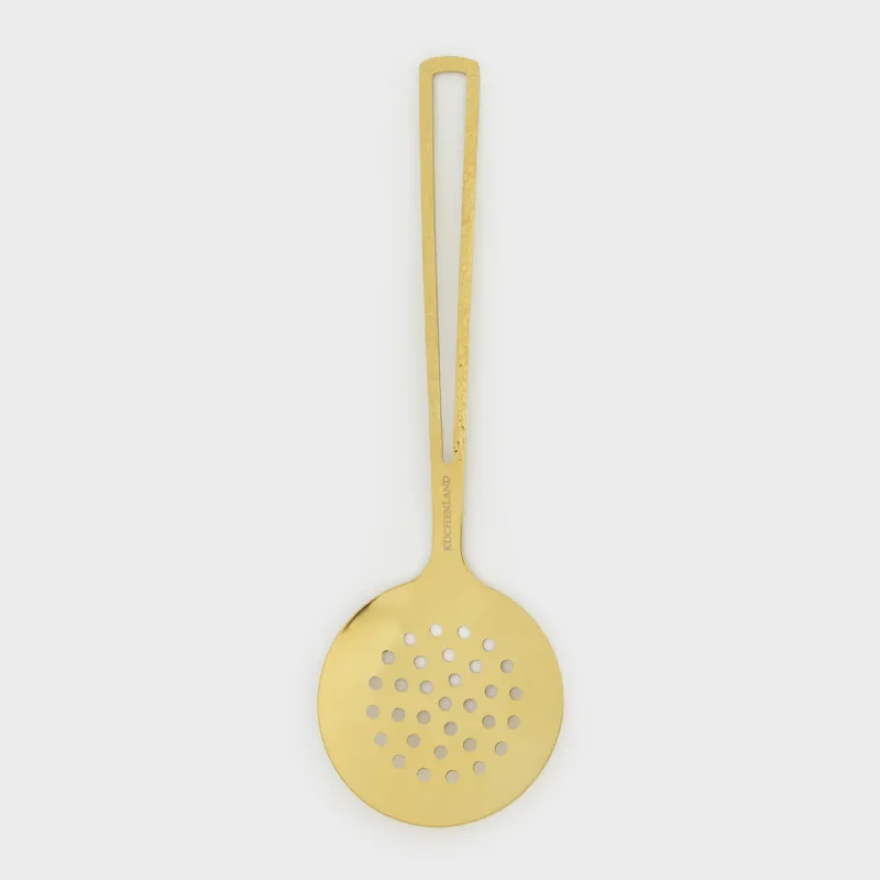 Skimmer, 25 cm, steel, golden, Viron gold