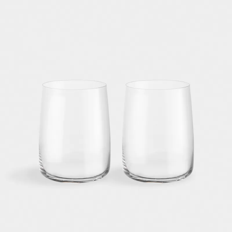 Glass, 11 cm, 450 ml, 2 pcs, crystal glass, Lienza