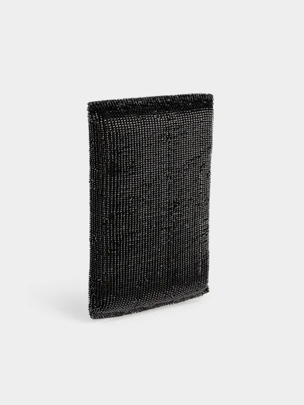 Dishwashing sponge, 13x9 cm, 2 pcs, polyester/steel/foam rubber, black, Black clean, image-4