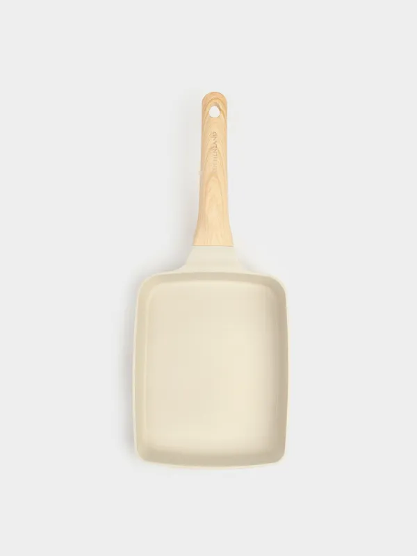 Omelette pan, 18x15 cm, coated, aluminum, beige, Sentimentality, image-5