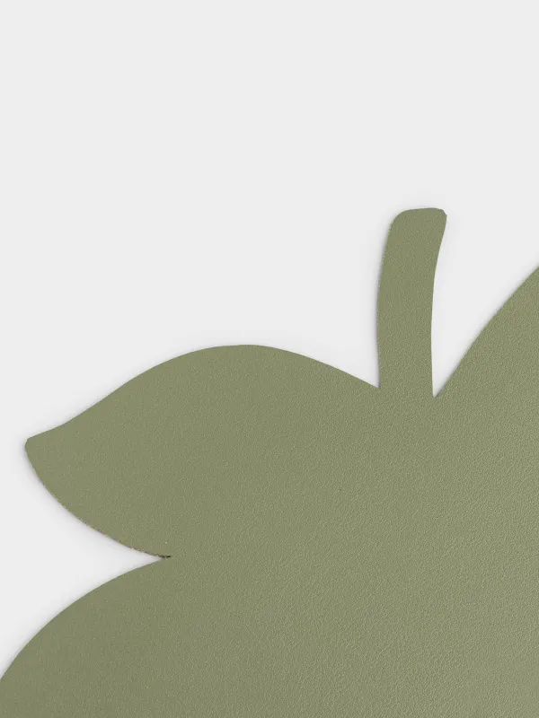 Placemat, 35x40 cm, PVC, shaped, khaki, Apple, Rock shape, image-2