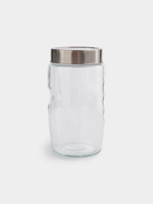 Food jar, 900 ml, glass/plastic, Comfort, image-0