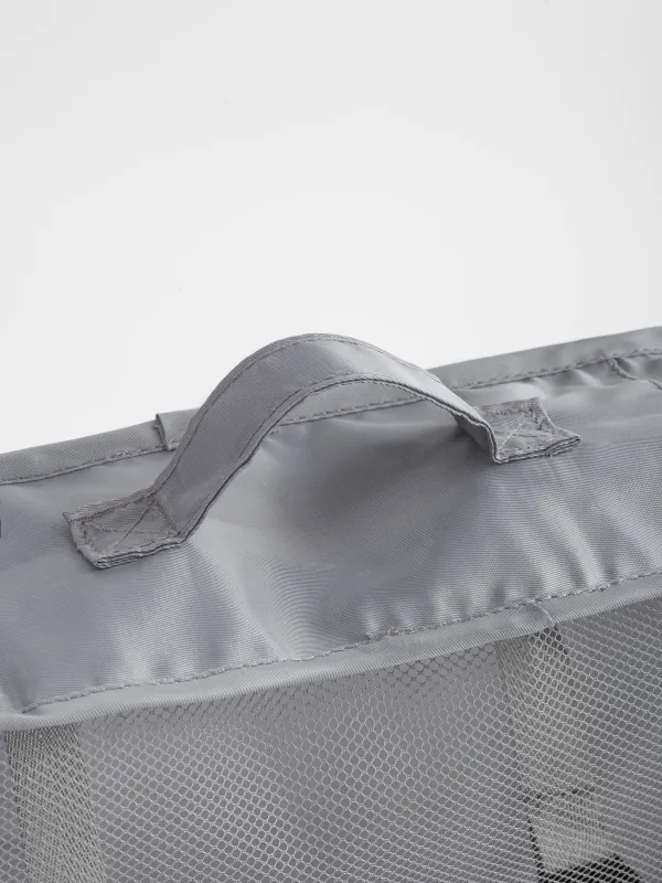 Clothing organizer, 32x23x11 cm, twill, grey, Travel comfort, image-7
