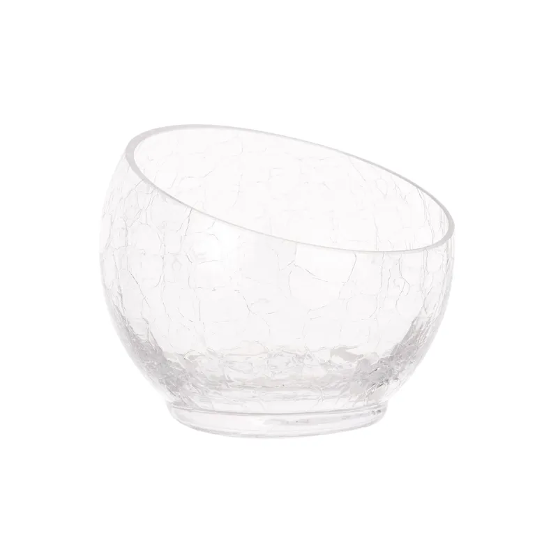 Candy bowl, 12x15 cm, glass, Craquelure, Ice, image-0