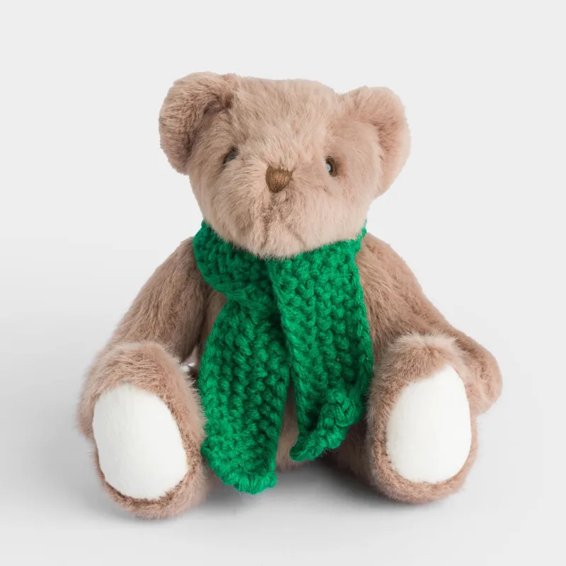 Toy, 25 cm, soft, with movable paws, polyester, brown, Bear, Bear, image-0