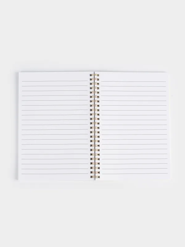 Notepad for notes, 15x20 cm, 80 l, on rings, PVC, Cat-unicorn, Cat-unicorn, image-2