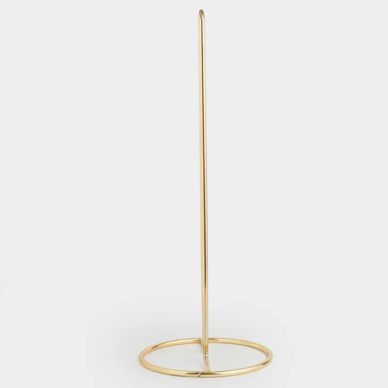 Paper towel holder, 31 cm, metal, golden, Twist gold, image-2