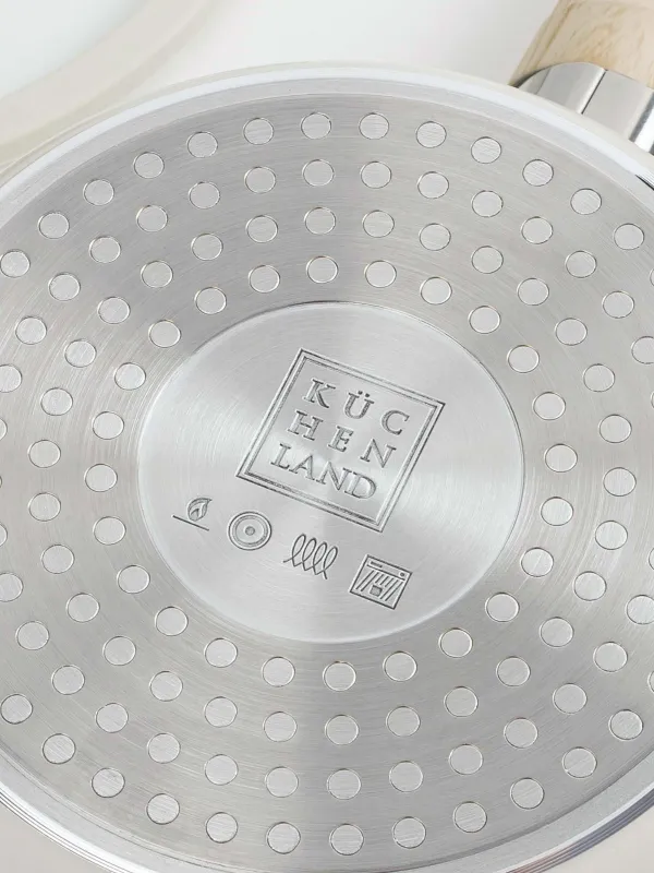 Saucepan, 16 cm, 1.3 l, with lid, coated, aluminum, milky, Sentimentality, image-6