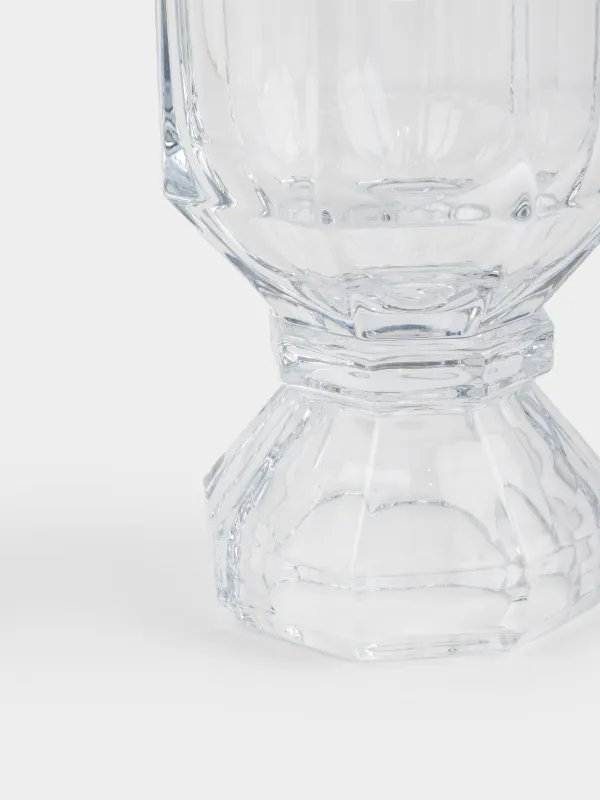 Flower vase, 36 cm, glass, Facets, Terlano, image-2