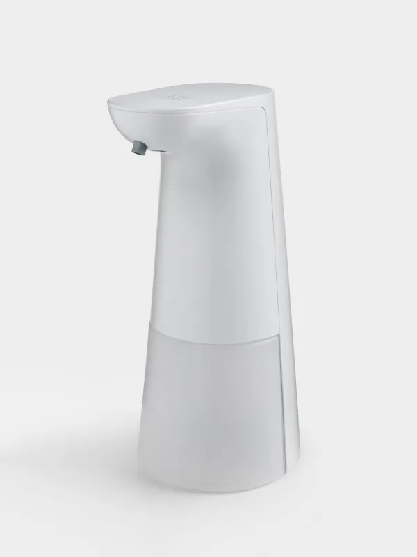 Liquid soap dispenser, 250 ml, touch, foam, plastic, White, Smile, image-1