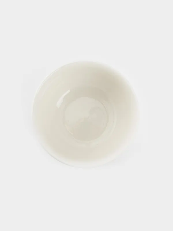 Salad bowl, 14x7 cm, 550 ml, 2 pcs, porcelain P, white, Beige flowers, Maleo, image-2