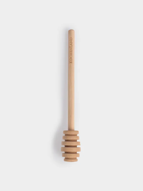 Spoon-spindle for honey, 15 cm, wood, Honey, image-2
