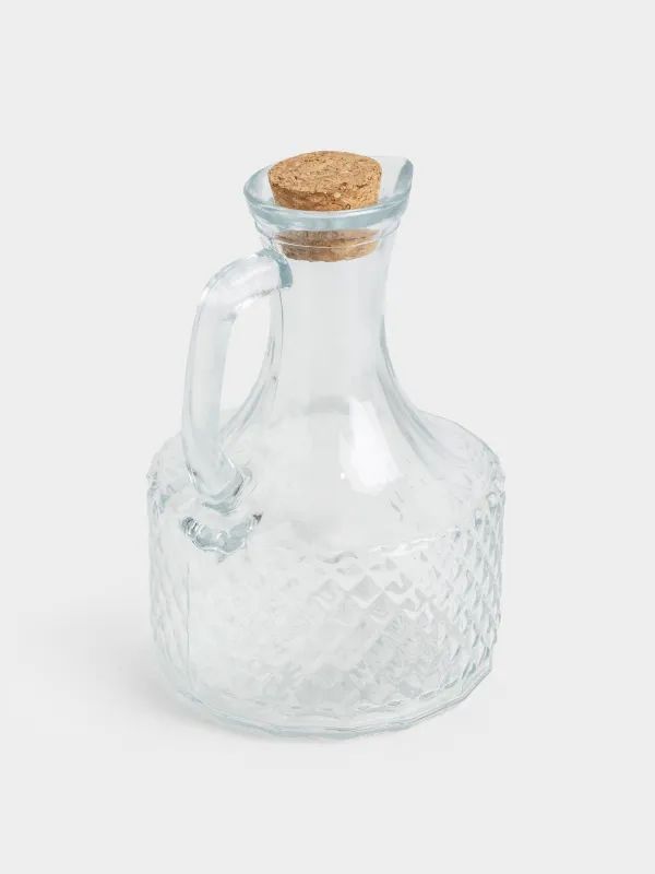 Oil or vinegar container, 400 ml, with handle, glass R / stopper, Naiad, image-3