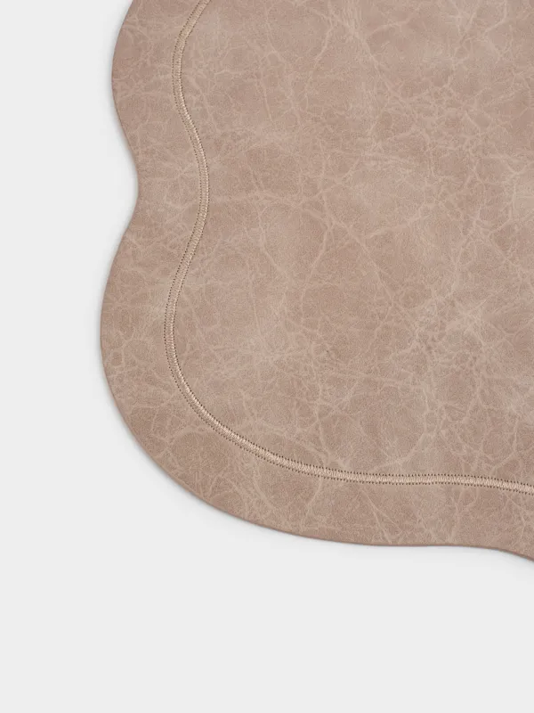 Placemat, 32x43 cm, PVC, shaped, light gray, Rock, image-3