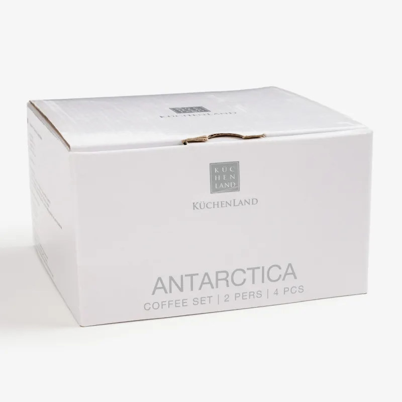 Coffee pair, 2 pers, 4 pr, 110 ml, porcelain F, Antarctica, image-6