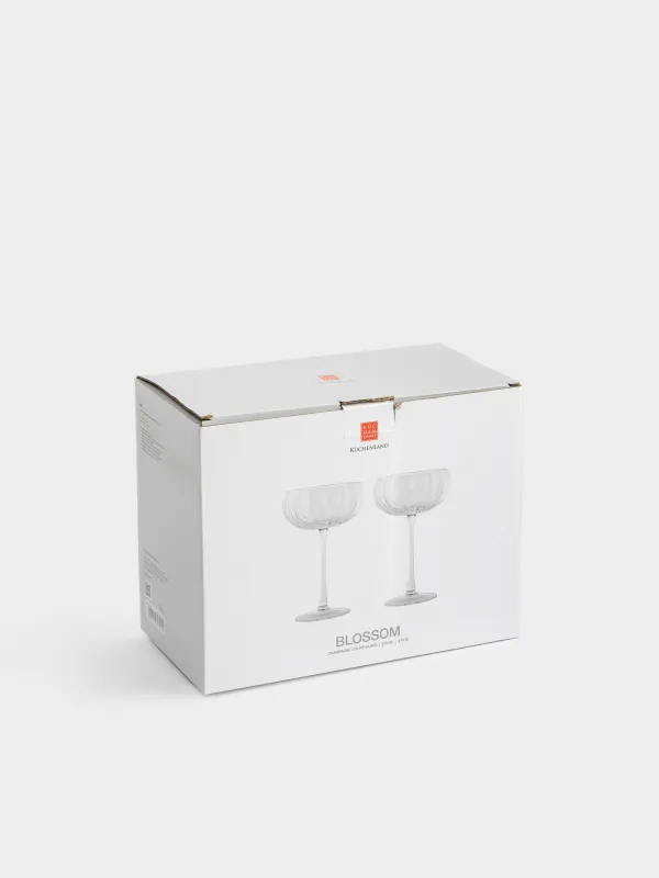 Drinking glass, 310 ml, 2 pcs, glass, Blossom, image-6