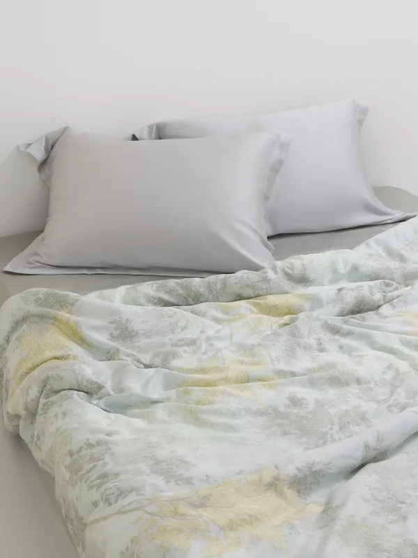 Pillowcase, 50x70 cm, 2 pcs, Tencel 300 TC, beige, Tencel, image-4