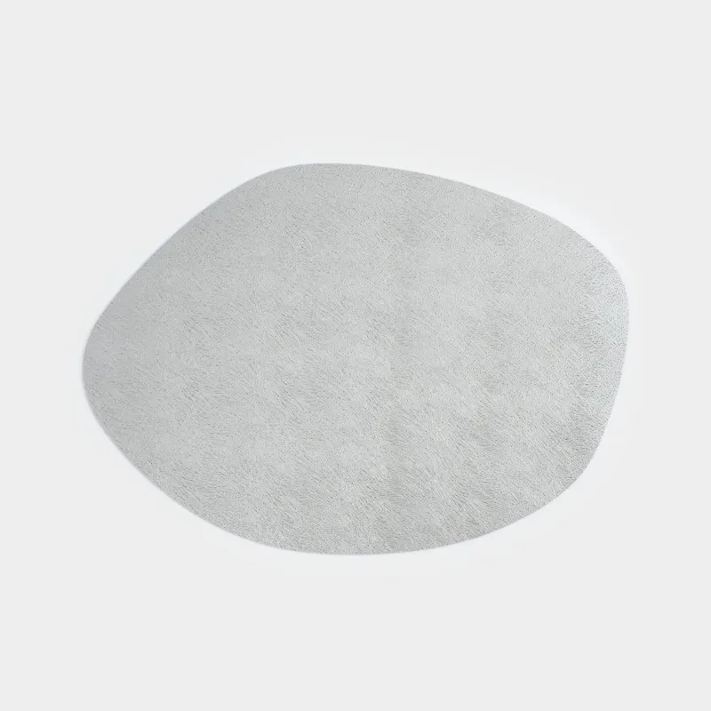 Napkin for appliances, 31x43 cm, double-sided, PVC, shaped, silver/gold, Rock