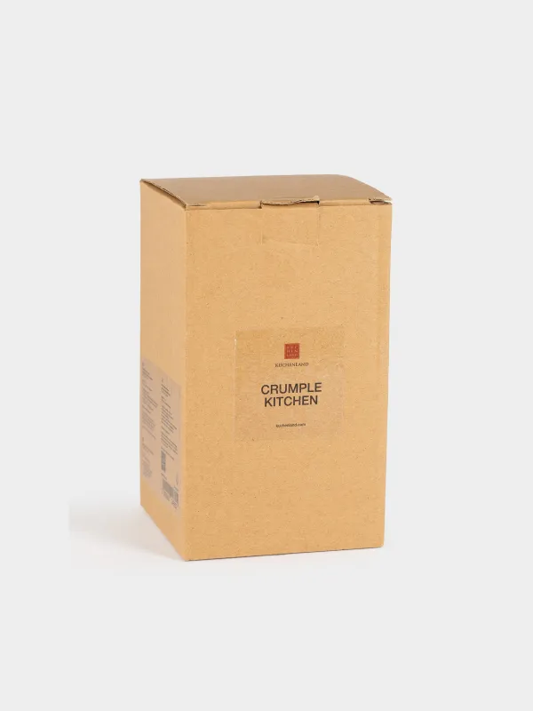 Kitchen accessories stand, 15 cm, ceramic, milky, Crumpled effect, Crumple kitchen, image-4