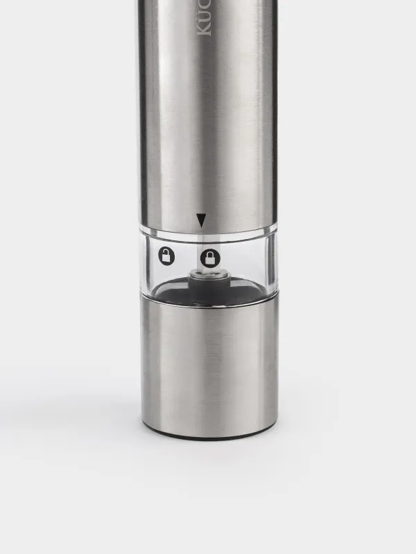 Spice mill, 19 cm, electric, steel, Classic, image-3