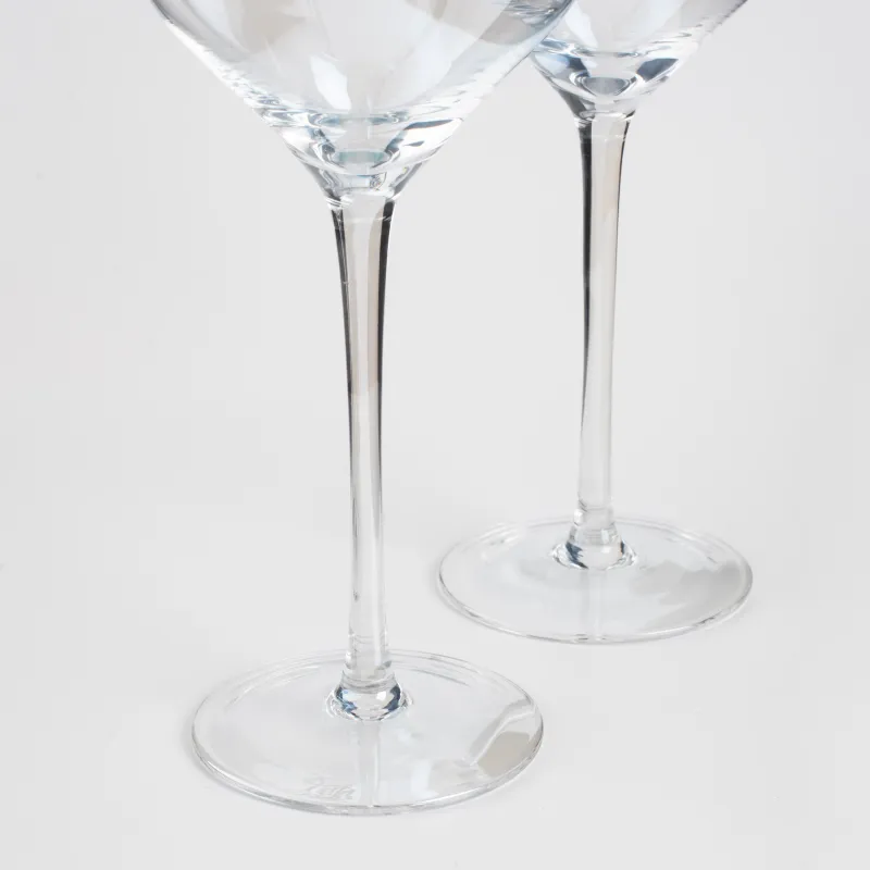 White wine glass, 460 ml, 2 pcs, glass, mother of pearl, Charm L polar, image-2