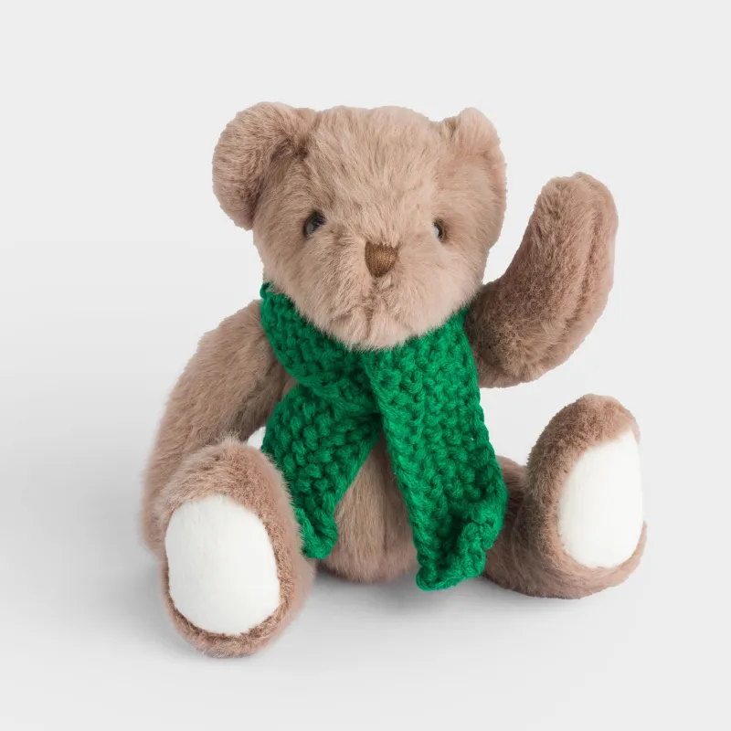 Toy, 25 cm, soft, with movable paws, polyester, brown, Bear, Bear, image-2