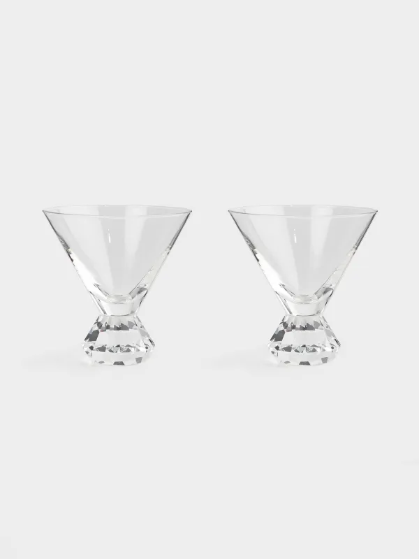 Drinking glass, 310 ml, 2 pcs, glass, Diamond, Diamond, image-0