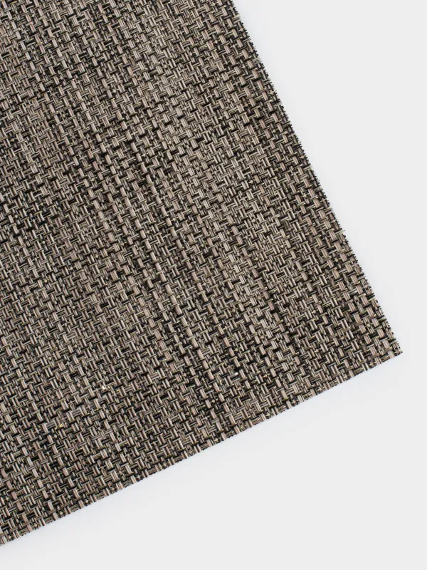 Placemat, 30x45 cm, PVC, rectangular, brown, Solid, image-2