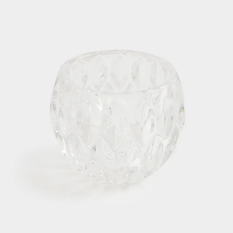 Candlestick, 8 cm, for tea candle, glass R, Ridi, image-1