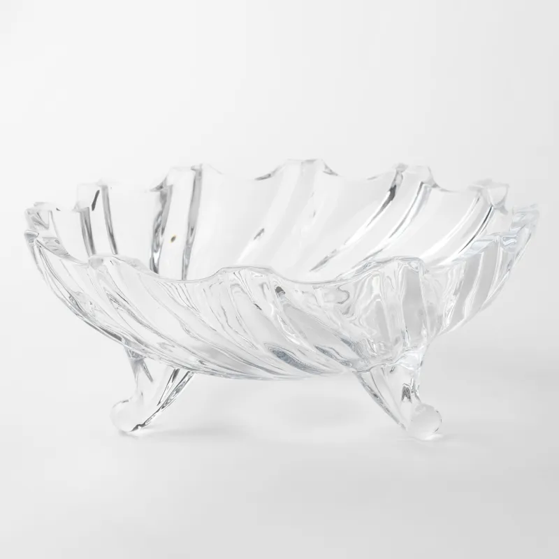 Salad bowl on legs, 23x9 cm, 830 ml, glass R, Torsido