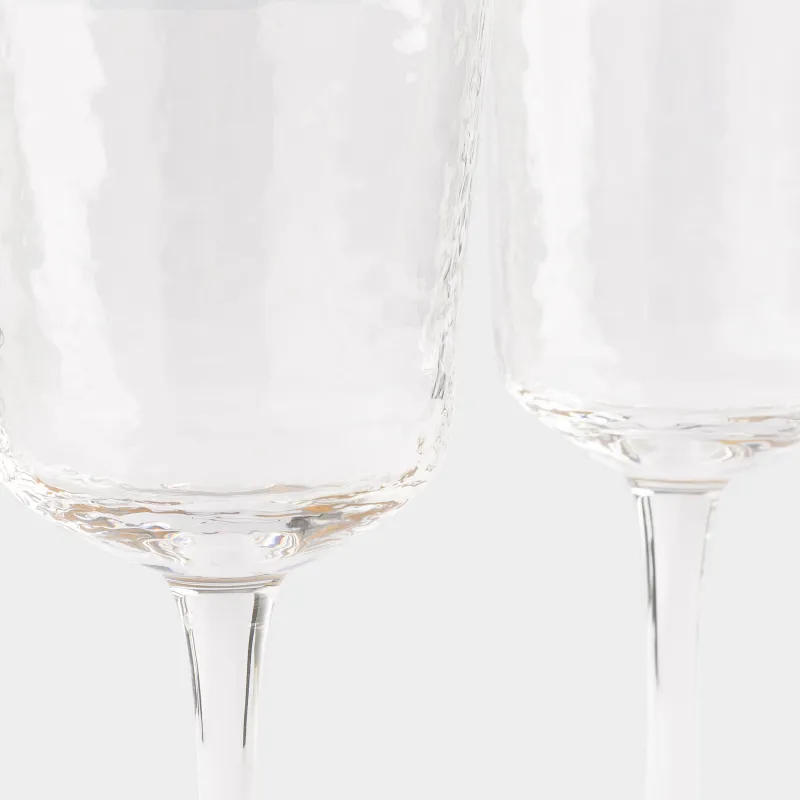 Drinking glass, 350 ml, 2 pcs, glass, with golden edging, Ripply gold, image-2