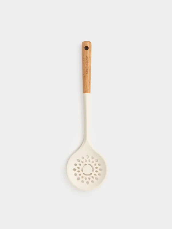 Skimmer, 32 cm, silicone/wood, milky, Legerity, image-0