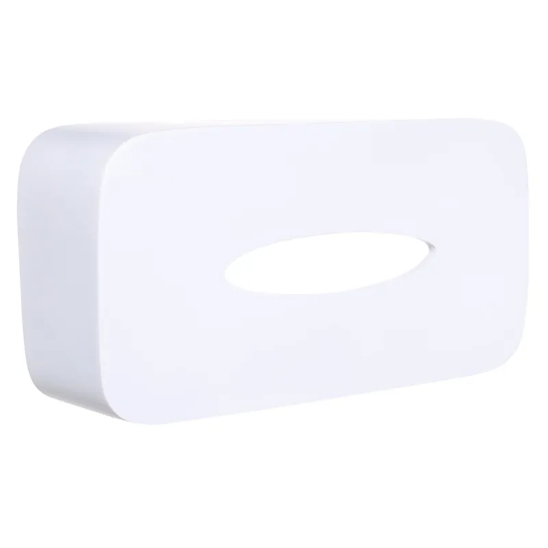 Paper napkin box cover, 26x13 cm, polyresin, white, Vesta, image-2
