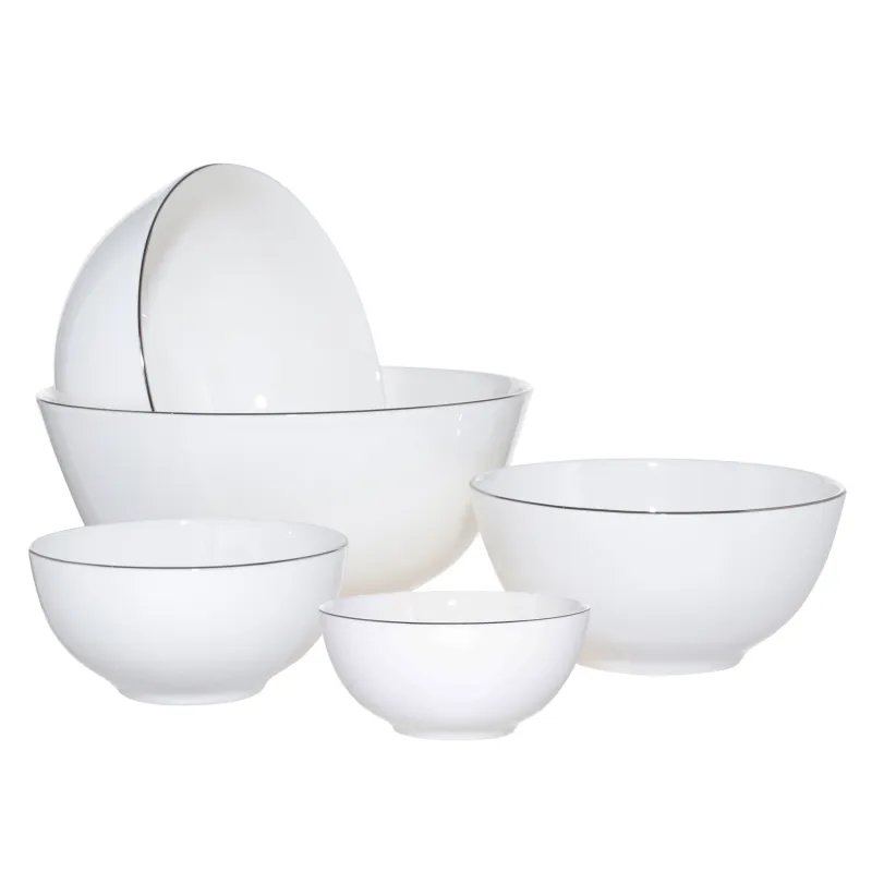Salad bowl set, 5 pcs, porcelain F, Antarctica, image-0