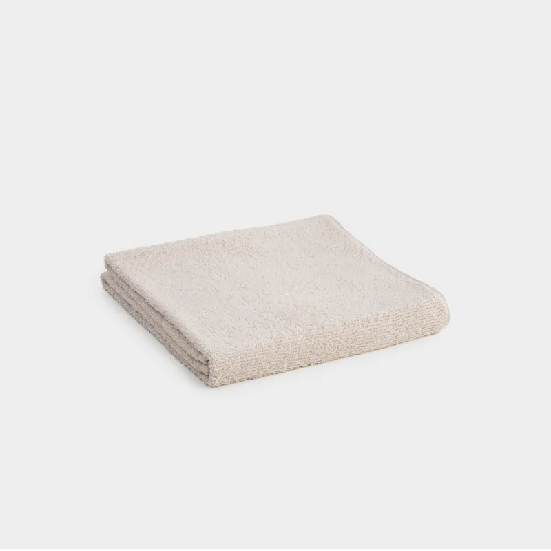 Towel, 70x140 cm, cotton, beige, Terry cotton