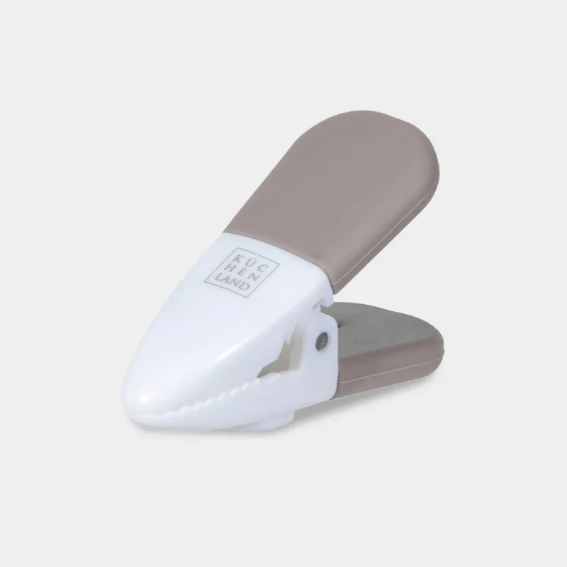 Clothespin for notes, 6 cm, with magnet, plastic, Brown, Soft Kitchen